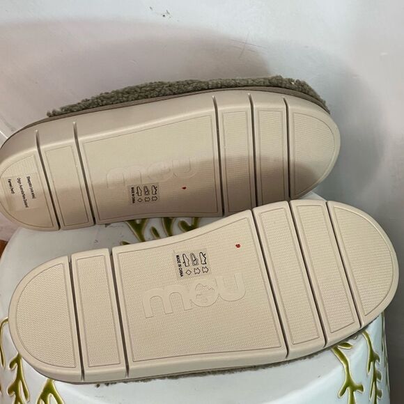 MOU Bounce clog curly sheepskin/ size 40 - Picture 9 of 10